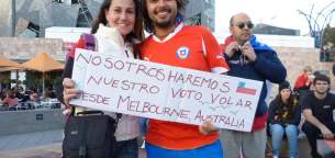 Haz tu Voto Volar: Chilenos en Australia son los primeros en manifestarse por voto en el extranjero