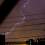 Rayo ilumina noche de tormenta en Santiago