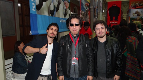 Pablo Oliva, Shinichiro Watanabe y Samuel Alarcon | Foto Nicolas Lozano