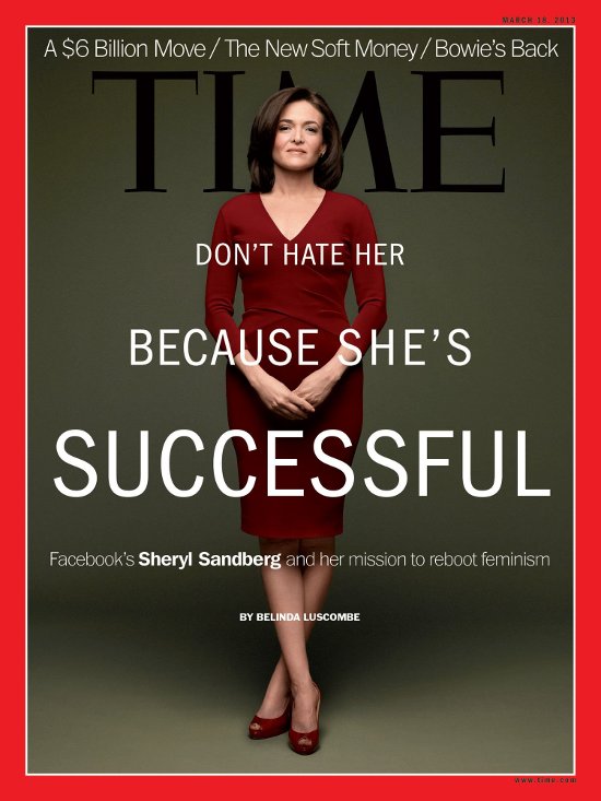 Sheryl Sandberg en la revista TIME
