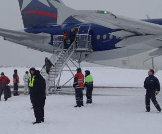 Avión LAN despistó al aterrizar en Punta Arenas