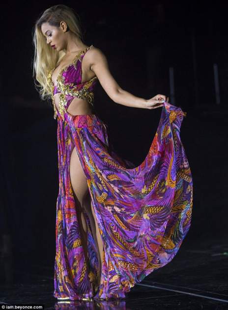 Así luce realmente el vestido en Beyoncé