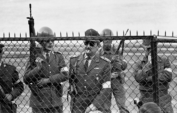 Guards, National Stadium, Santiago, Sept. 73