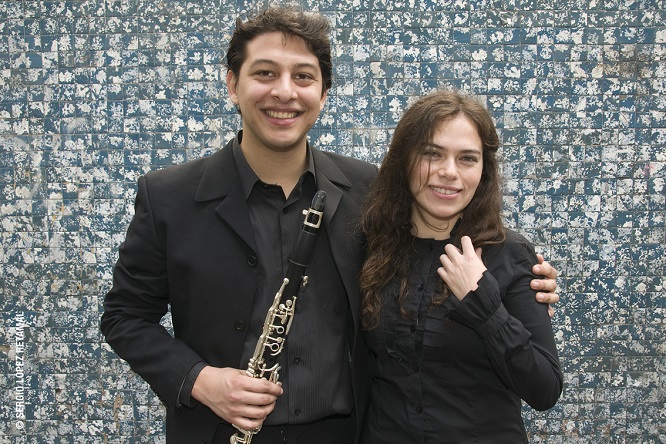 Giselle Moraga y Víctor Coba 
