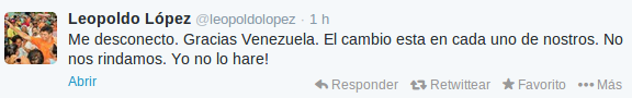Twitter | @Leopoldolopez