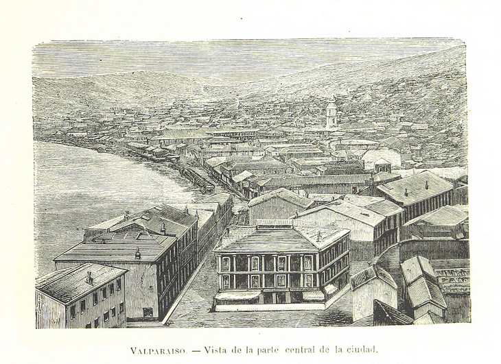 Valparaíso - Parte Central de la Ciudad