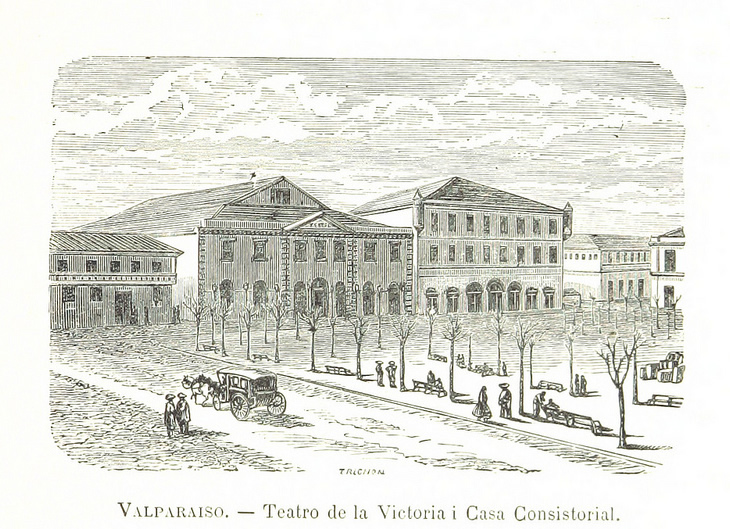 Valparaíso - Teatro de la Victoria y Casa Consistorial
