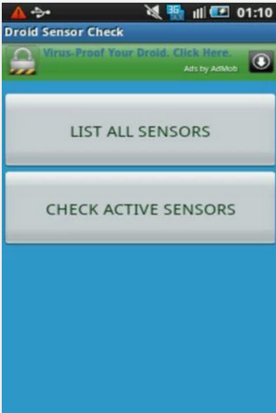 Droid Sensor Check | Google Play