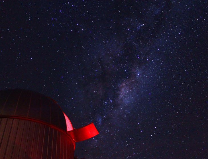 Cúpula del Telescopio Mead 14 pulgadas del Observatorio Pailalén