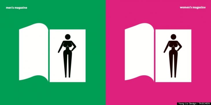 Revistas masculinas vs revistas femeninas | Yang Liu 