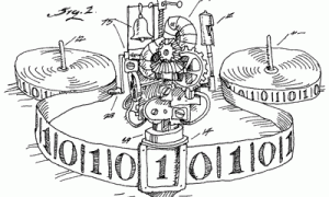 Ilustración de una máquina de Turing