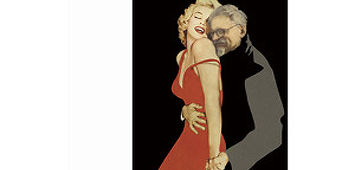 Detalle de la portada de Trotsky y la Marilyn