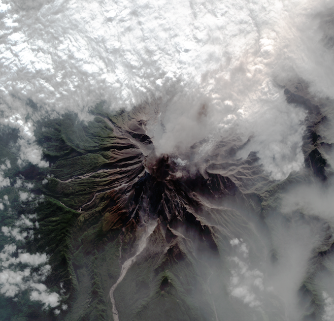 Calbuco después de la erupción | FACh 