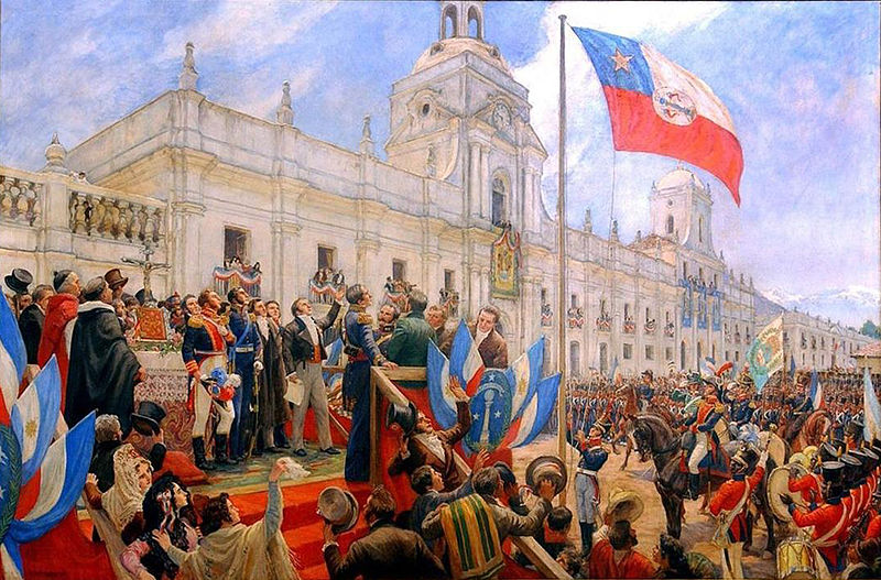 Proclamación independencia de Chile