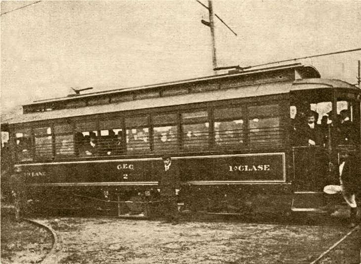 Primer viaje tranvía a Talcahuano | Carretas, Carros de Sangre y Tranvías en Concepción