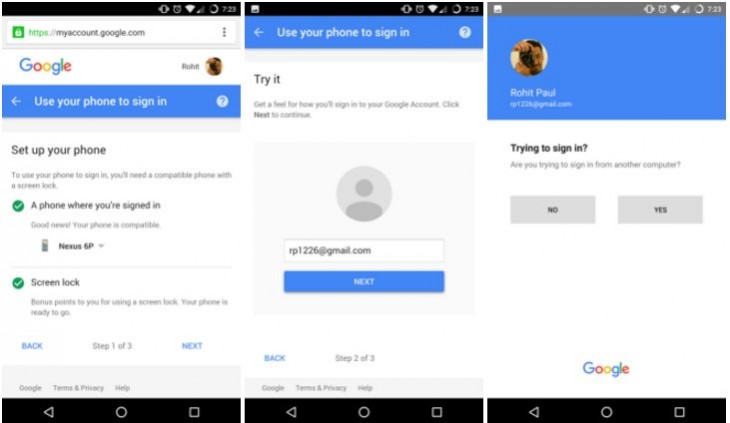 La nueva forma de identificación de Google / Android Police