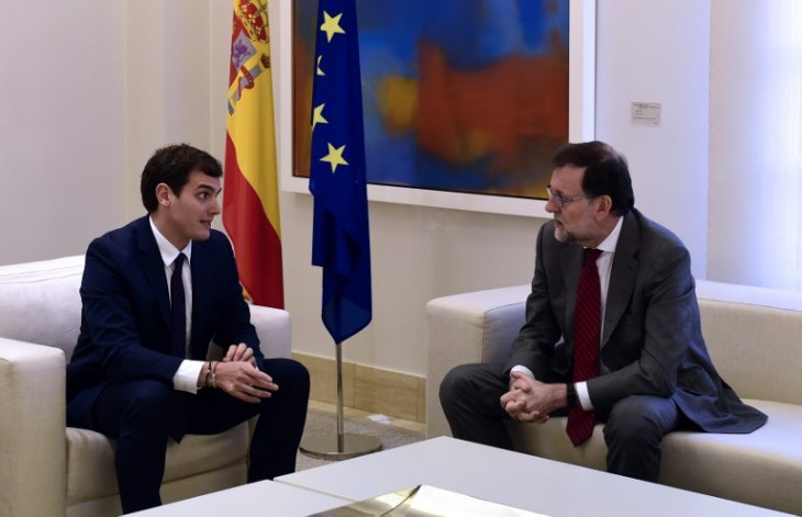 Albert Rivera junto a Mariano Rajoy / Pierre-Philippe Marcou | AFP