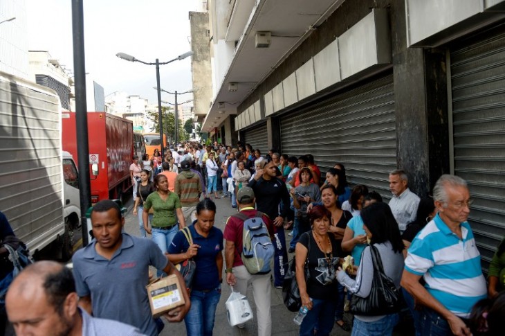 Filas en supermercados venezolanos | Federico Parra | AFP