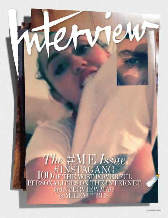 Miley Cyrus en Interview