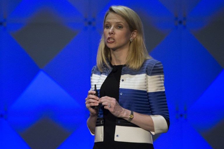 Marissa Mayer, CEO de Yahoo! | AFP