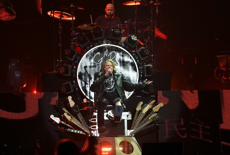 INDIO, CA - APRIL 23: Singer Axl Rose of Guns N