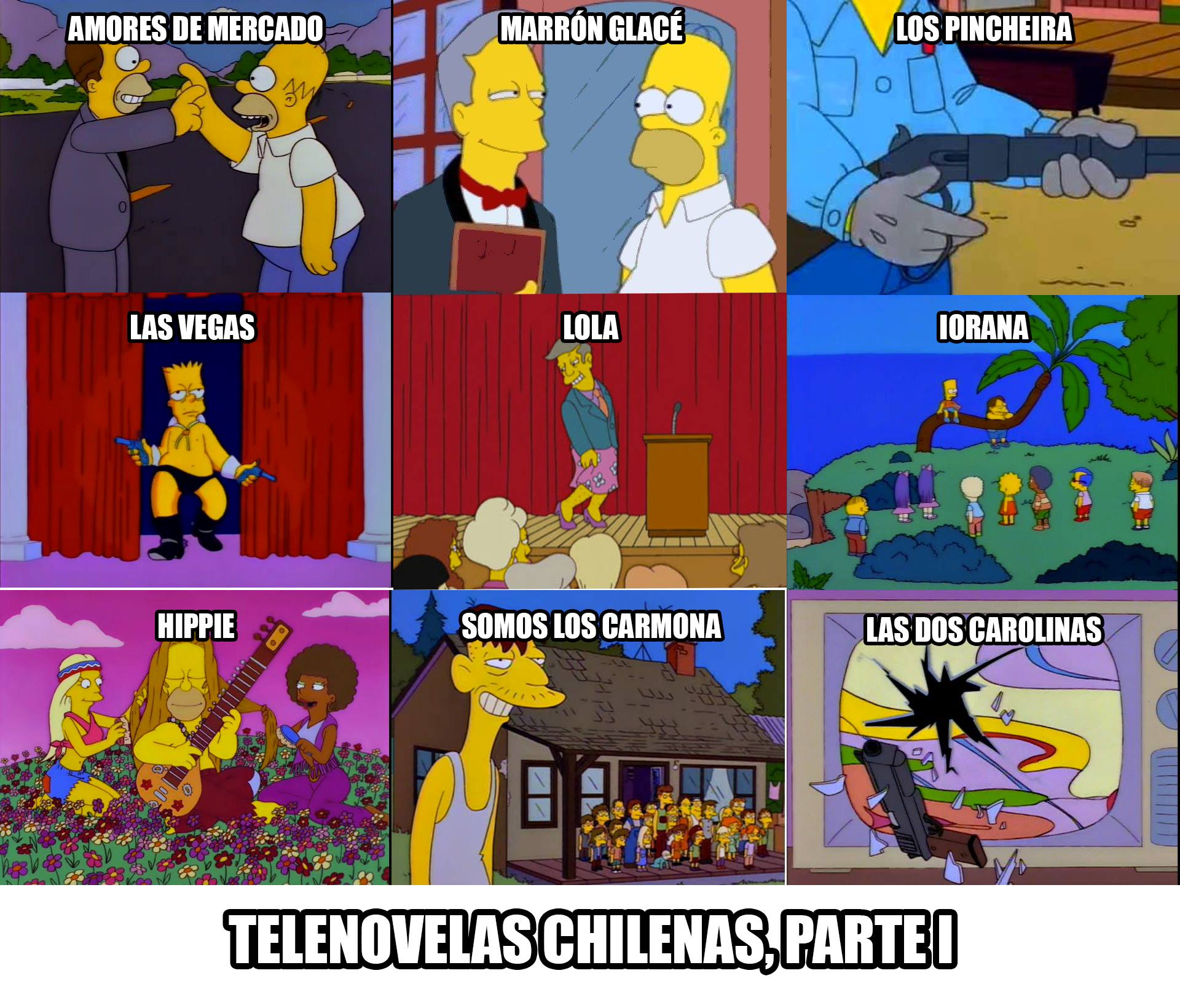 Fan page "Los Simpson chilenos".