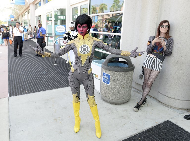 SAN DIEGO, CA - JULY 23: Cosplayer attends Comic-Con International on July 23, 2016 in San Diego, California. Matt Cowan/Getty Images/AFP