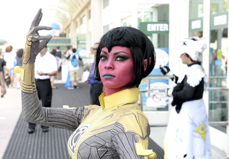SAN DIEGO, CA - JULY 23: Cosplayer attends Comic-Con International on July 23, 2016 in San Diego, California. Matt Cowan/Getty Images/AFP
