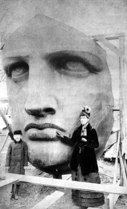 El rostro de la Estatua de la Libertad antes de llegar a EEUU en 1885 | The New York Post
