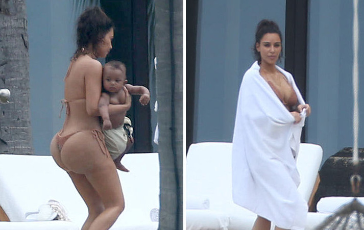 Kim Kardashian consigue una doble para distraer a paparazzis, pero es descubierta