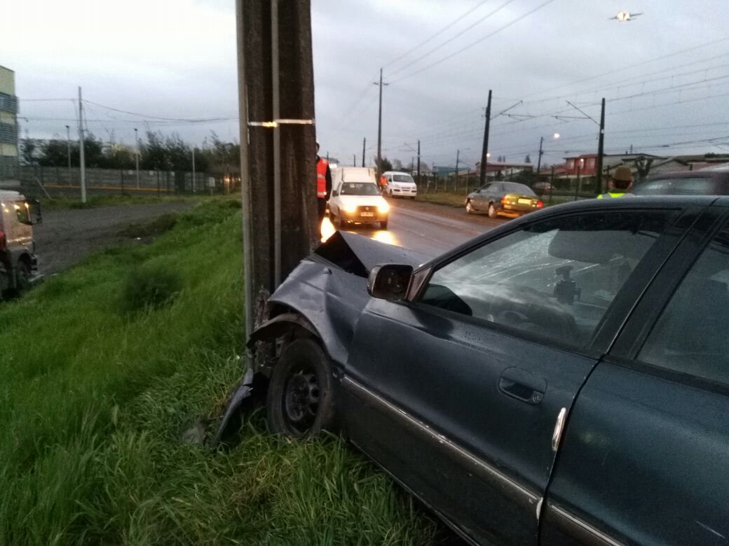 Accidente de tránsito en calle Alemparte de Concepción