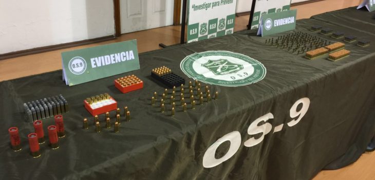 Incautan armamento en casa de un médico cirujano en Peñalolén.