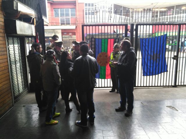 Comunidad mapuche de Galvarino se toma las dependencias de la Conadi Nacional en Temuco
