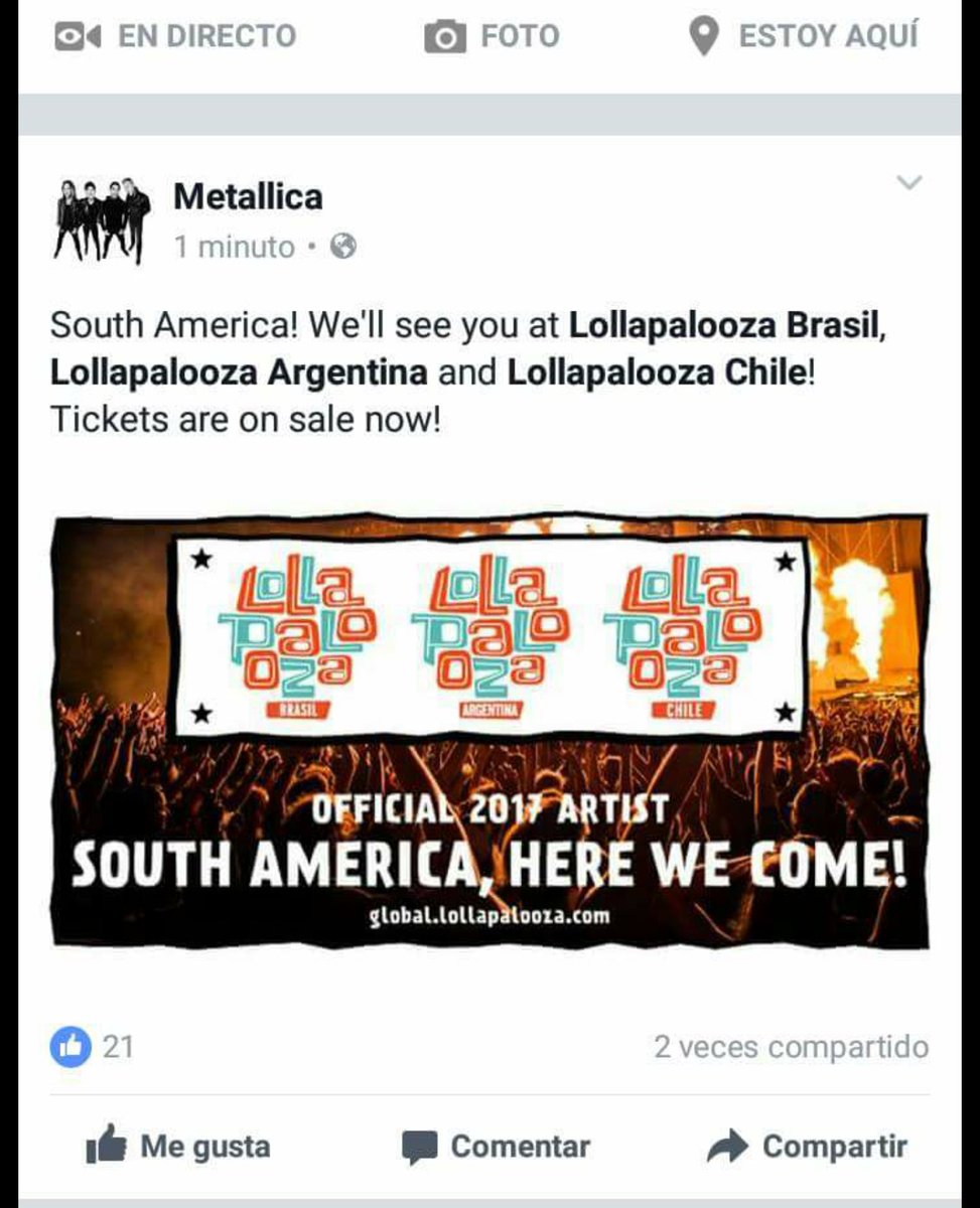 Metallica | Facebook