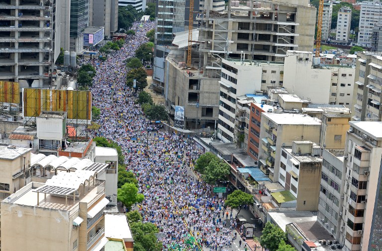 marcha oposición venezuela