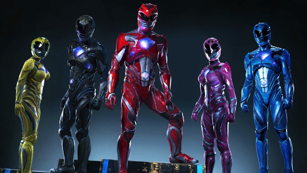 Los Power Rangers y sus Zords lucen irreconocibles en pósters oficiales de nueva película