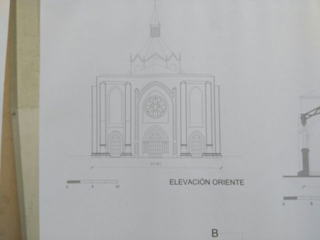 Planos de la remodelación de Parroquia XII Apóstoles de Valparaíso