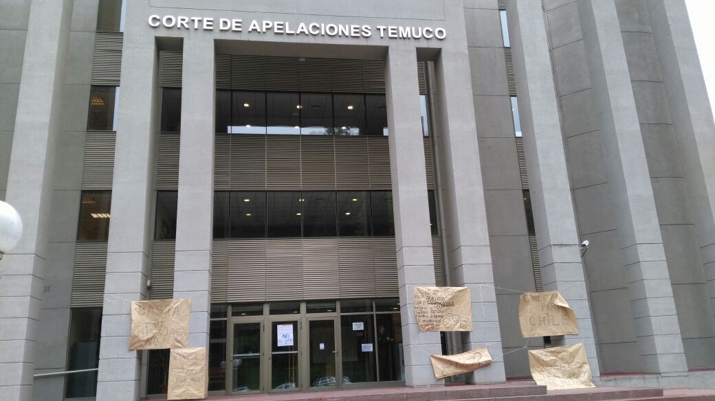 Temuco: trabajadores de Corte de Apelaciones jornada de solidaridad con la Anef
