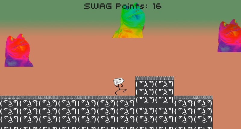 Captura del juego Meme Run