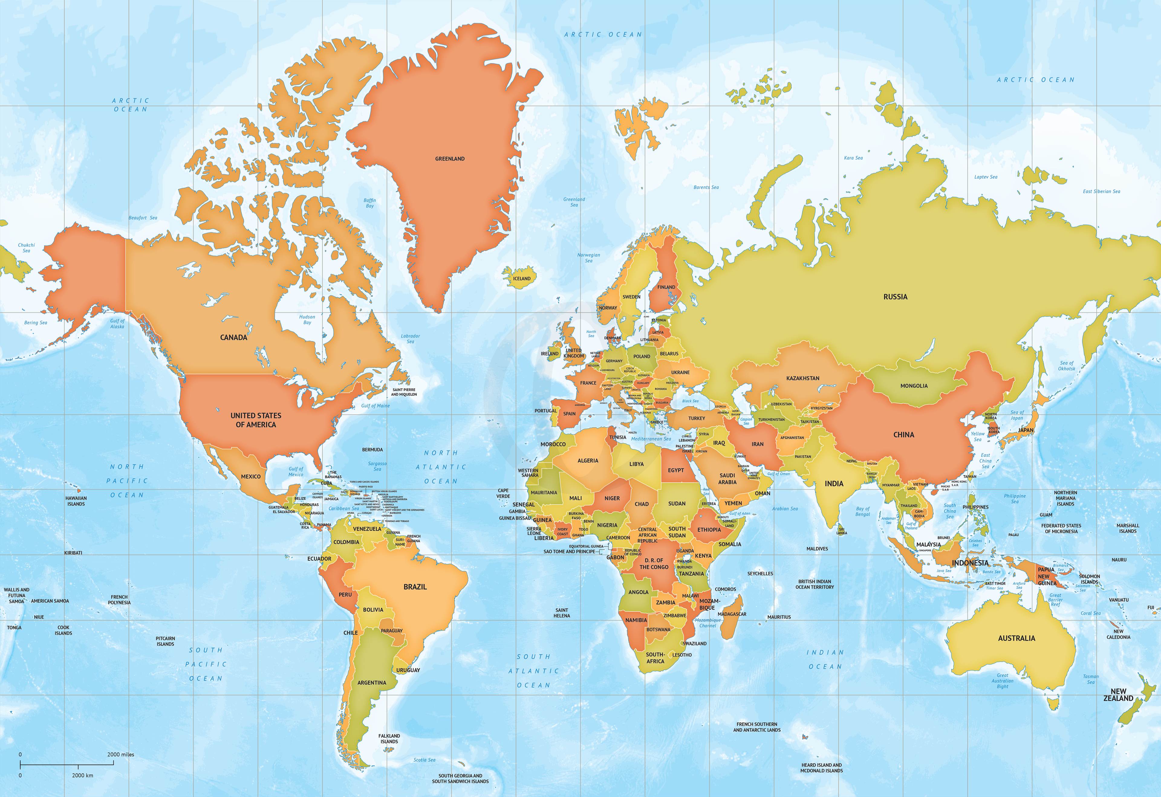 Mapamundi de Mercator