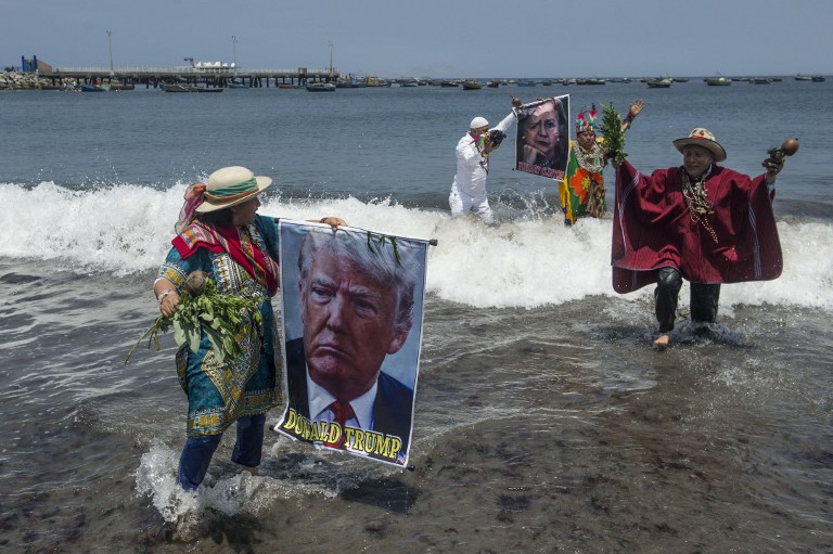 Chamanes contra Trump en Perú