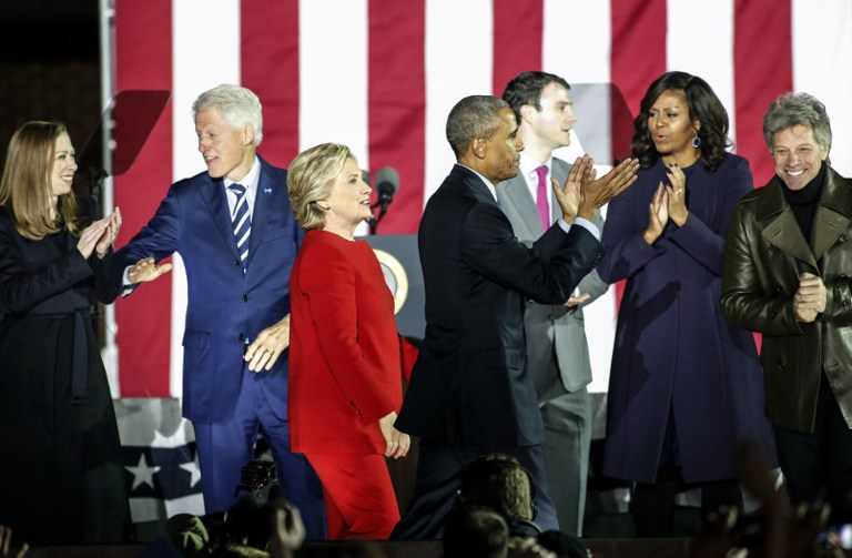 Hillary Clinton Holds Campaign Rally With President Obama