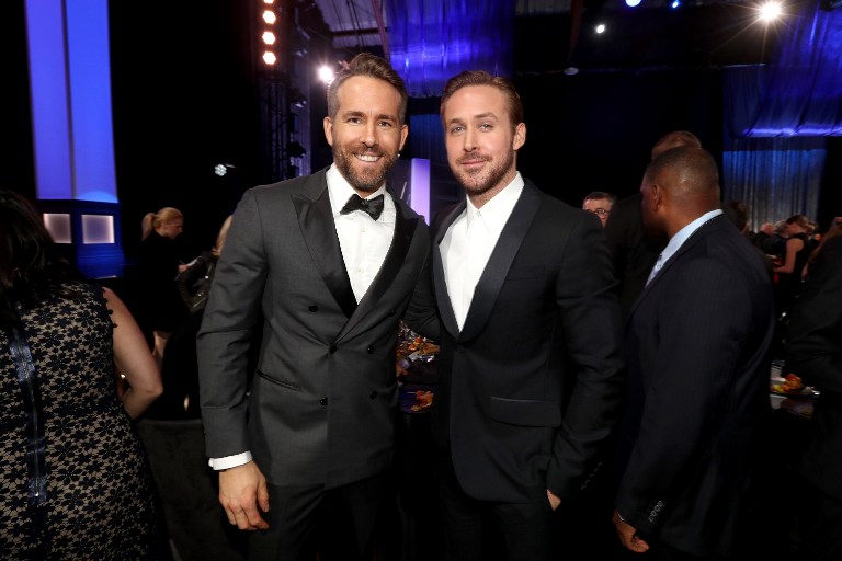 ¿Separados al nacer? Ryan Reynolds y Ryan Gosling posan juntos y sus seguidores enloquecen