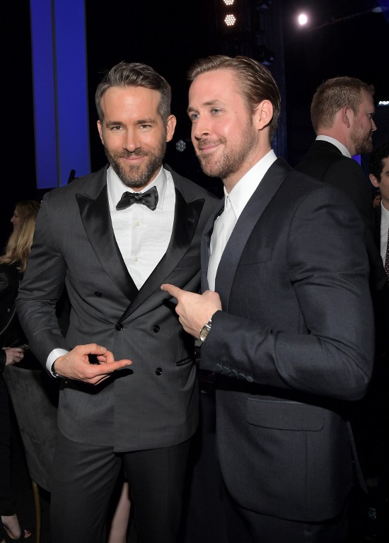 ¿Separados al nacer? Ryan Reynolds y Ryan Gosling posan juntos y sus seguidores enloquecen