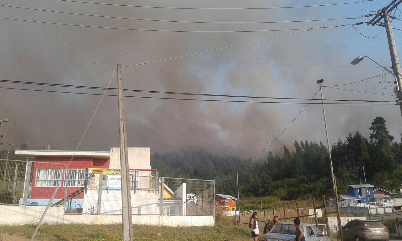 Incendio en Dichato | Daniel Oses (RBB)