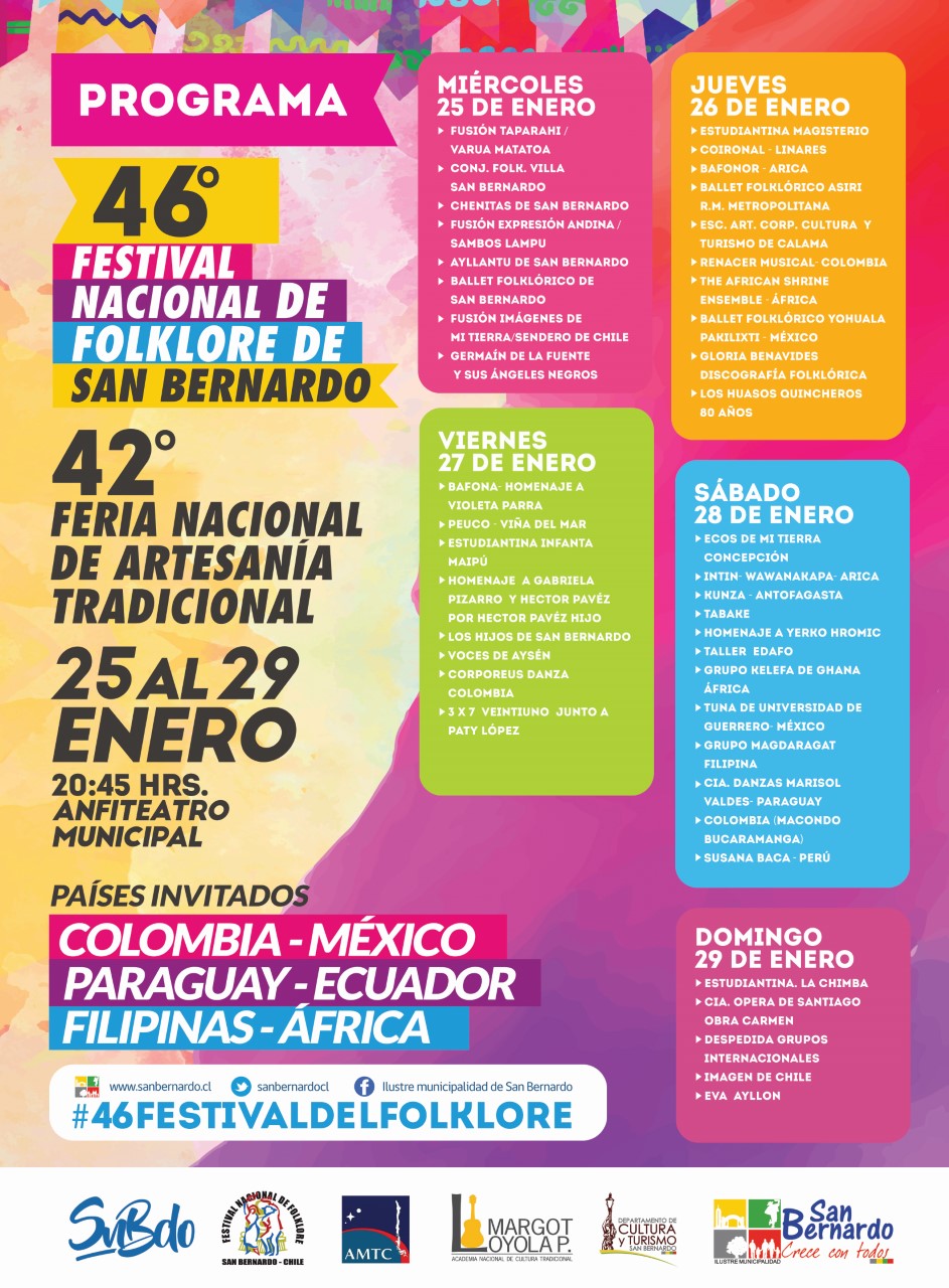Programación Festival de San Bernardo 2017