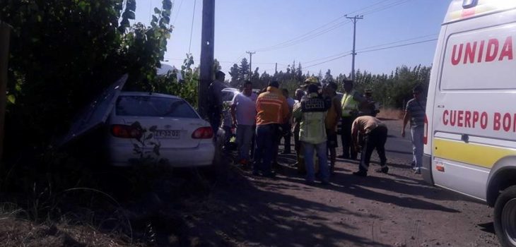 Dos vehículos colisionan en ruta que une Bulnes con Quillón ... - BioBioChile