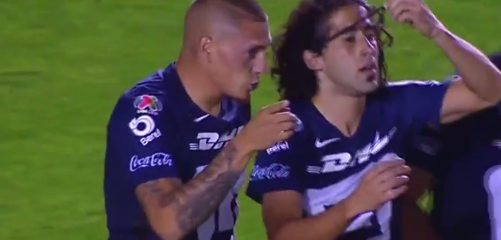 Entró y asistió: el pase de Nicolás Castillo para el gol de Pumas por ... - BioBioChile