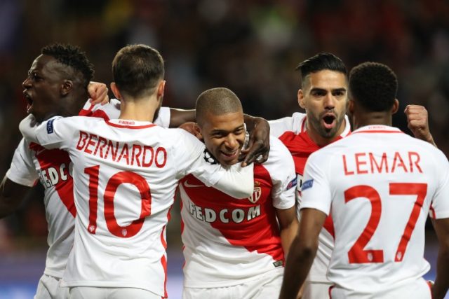 Mbappé, Falcao, Lemar y Bernardo, figuras del Monaco | Valery HACHE / AFP