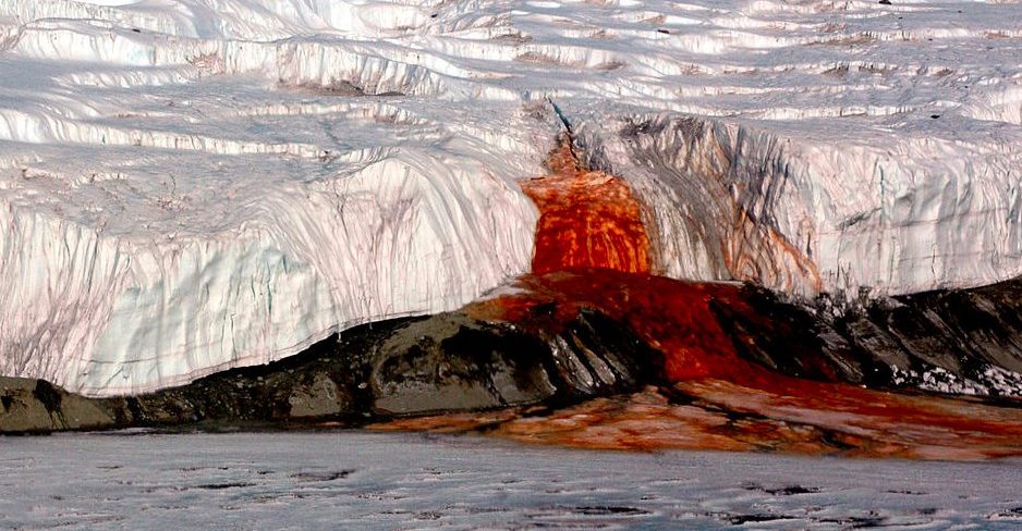 "Cascada de sangre" en la Antártica | Peter Rejcek | National Science Foundation